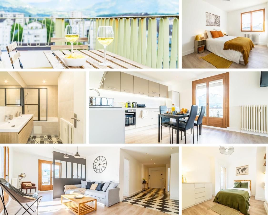 Apartmán Vue Sensationnelle - Wifi Fibre - Arrivee Autonome Chambéry Exteriér fotografie