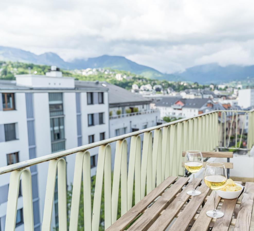 Apartmán Vue Sensationnelle - Wifi Fibre - Arrivee Autonome Chambéry Exteriér fotografie