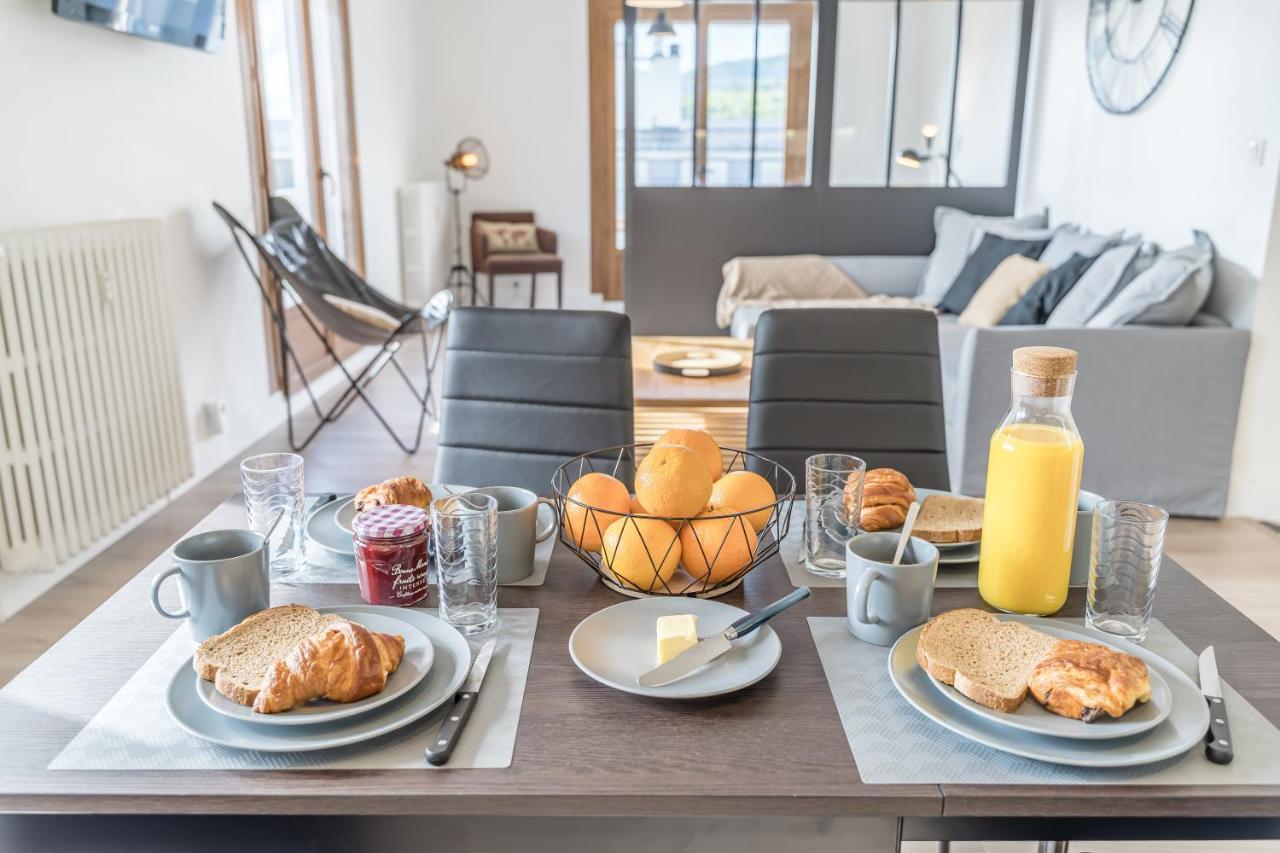 Apartmán Vue Sensationnelle - Wifi Fibre - Arrivee Autonome Chambéry Exteriér fotografie