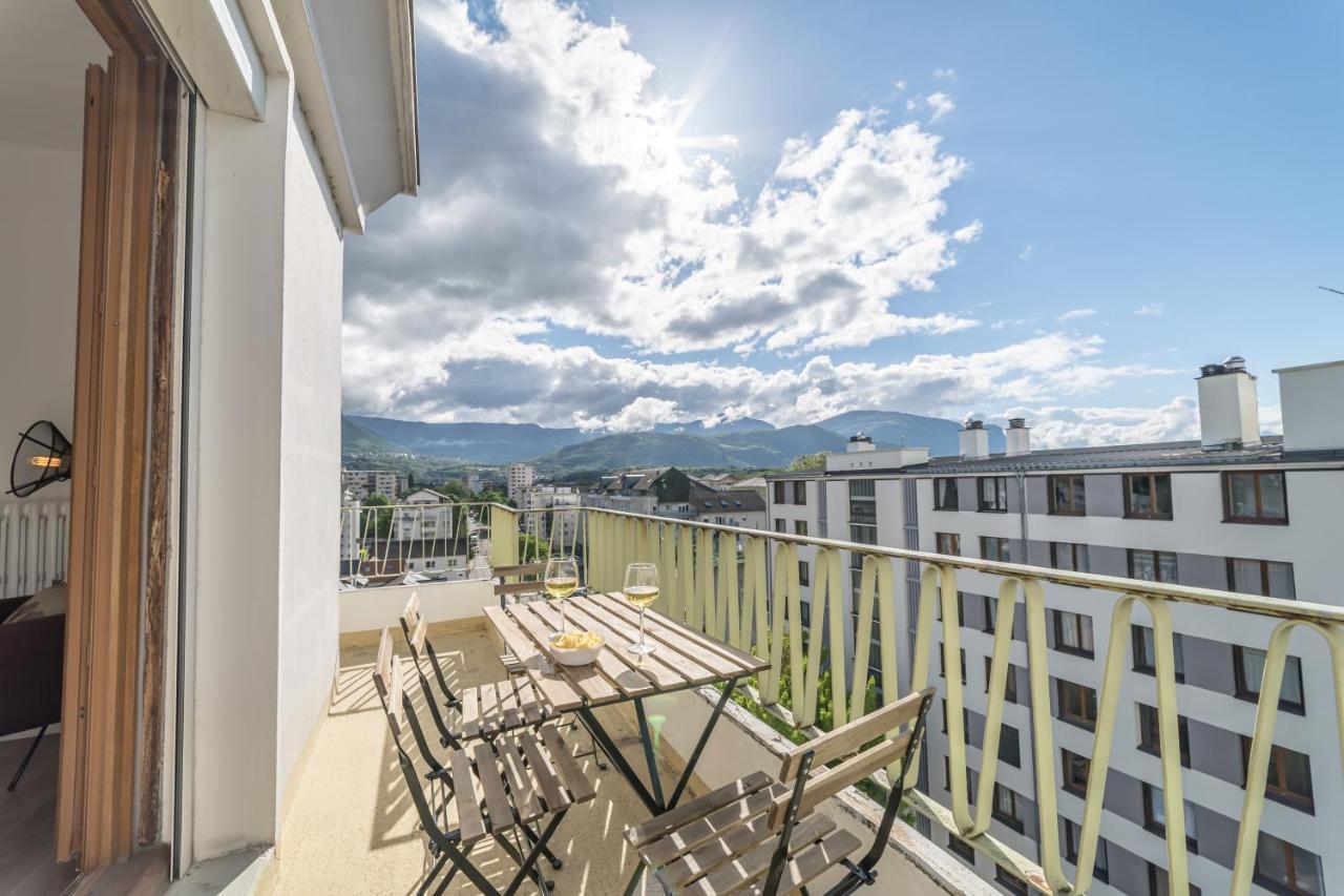 Apartmán Vue Sensationnelle - Wifi Fibre - Arrivee Autonome Chambéry Exteriér fotografie